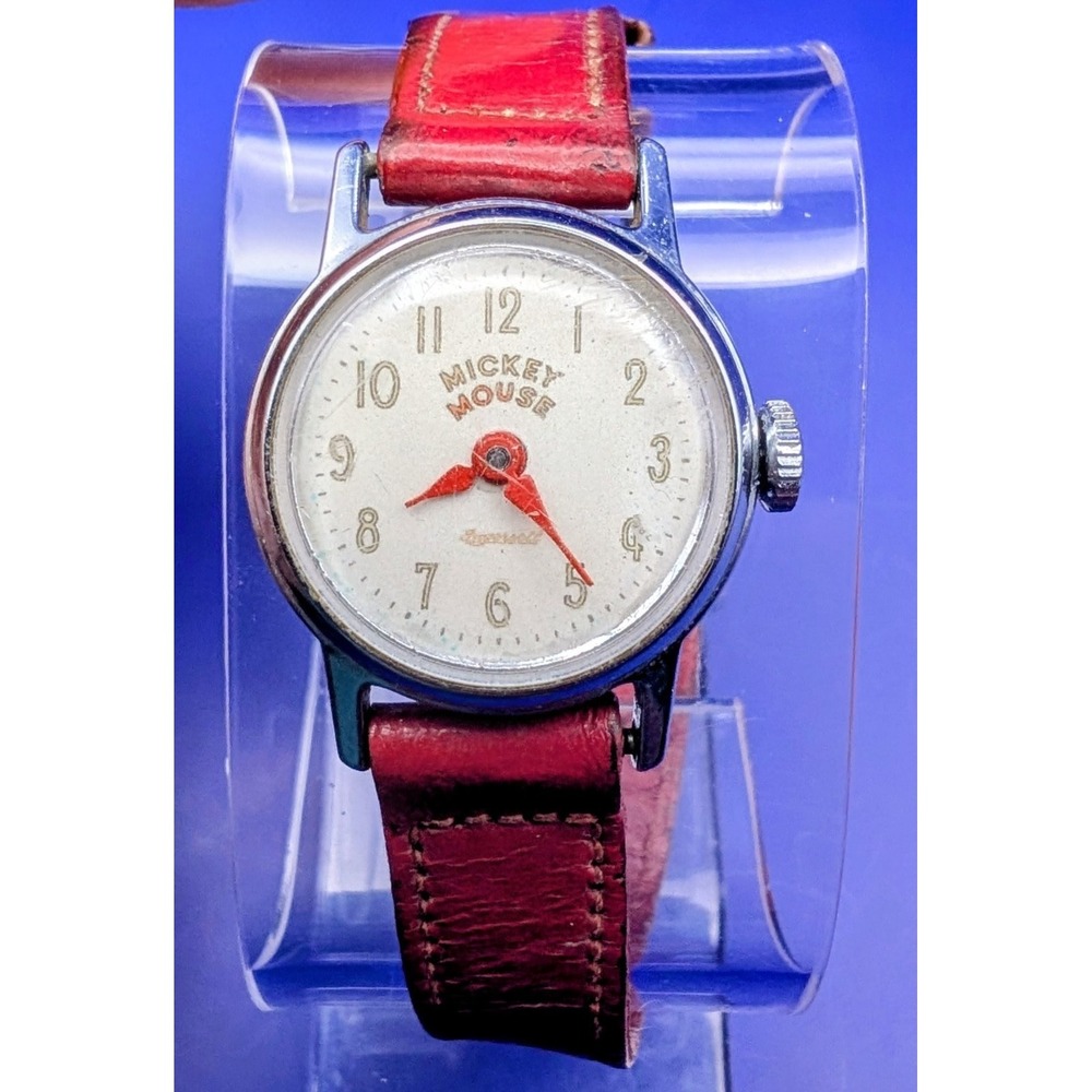 Vintage Mickey Mouse US Time/Ingersoll wrist‎ watch - Works